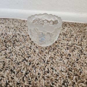 Frosted Glass Votive Candle Holder